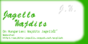 jagello wajdits business card